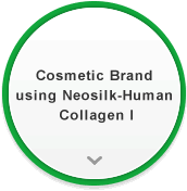 Cosmetic Brand using Neosilk-Human Collagen I
