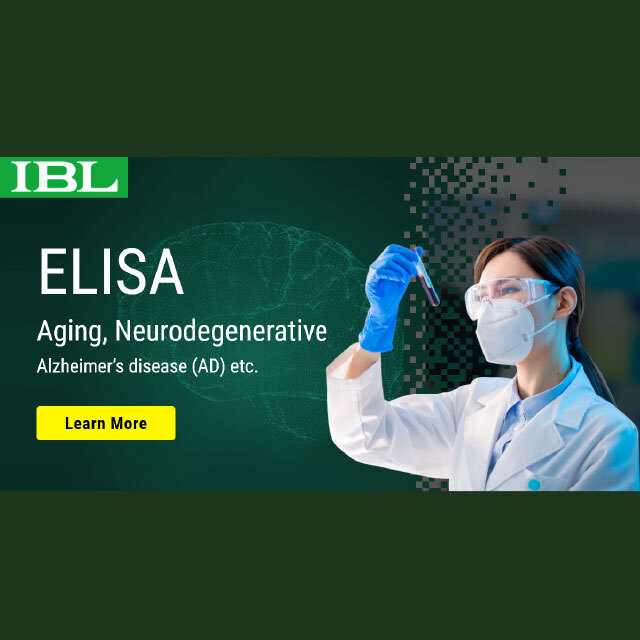 ELISA - Aging, Neurodegenerative, Alzheimer's disease (AD) etc.