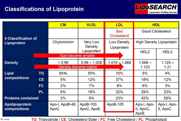 LipoSEARCH - Classification of Lipoprotein
